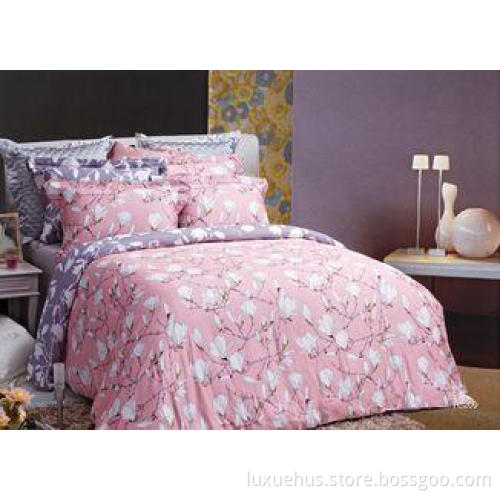 Soft Tencel Fabric Lyocell Bedding Sets Comfortable Breatab